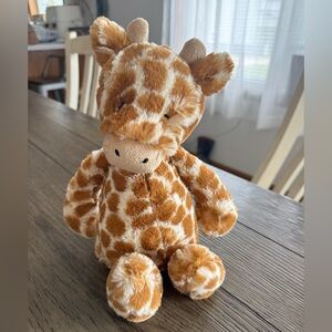 Jellycat Plush Giraffe Toy - Brown and Cream